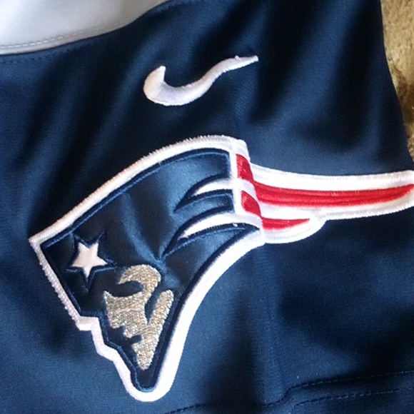 Brady 12 Patriots jersey NFL official merch XL TTS embroidered patches - Picture 6 of 9